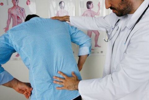 For the diagnosis of pain in the lower back, you should consult a doctor