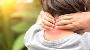 Neck osteochondrosity pain