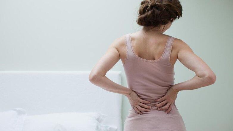 How to get rid of back pain on the bottom